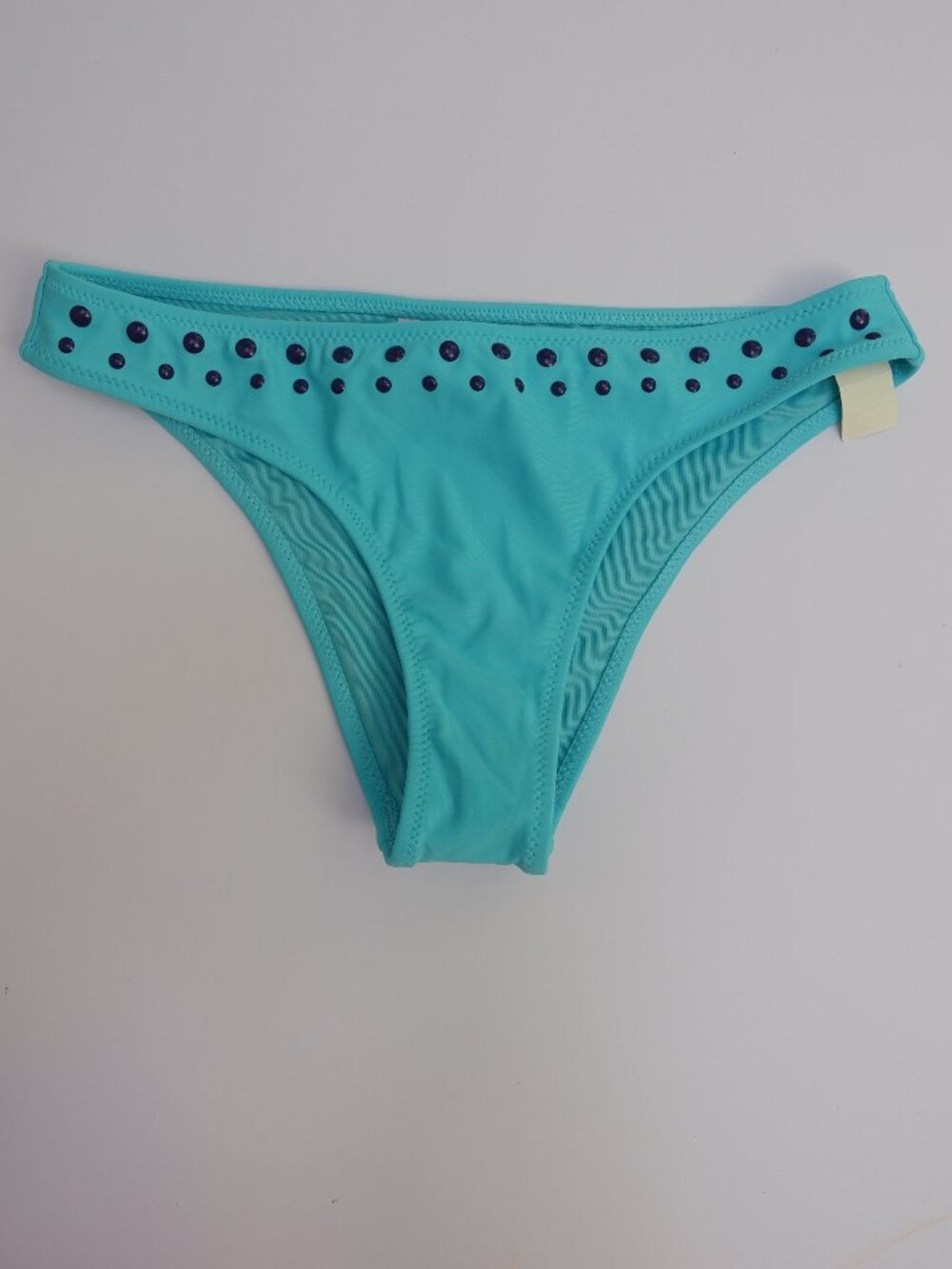 Aerie cheeky studded bikini bottom in blue size S NEW $29 summer beach